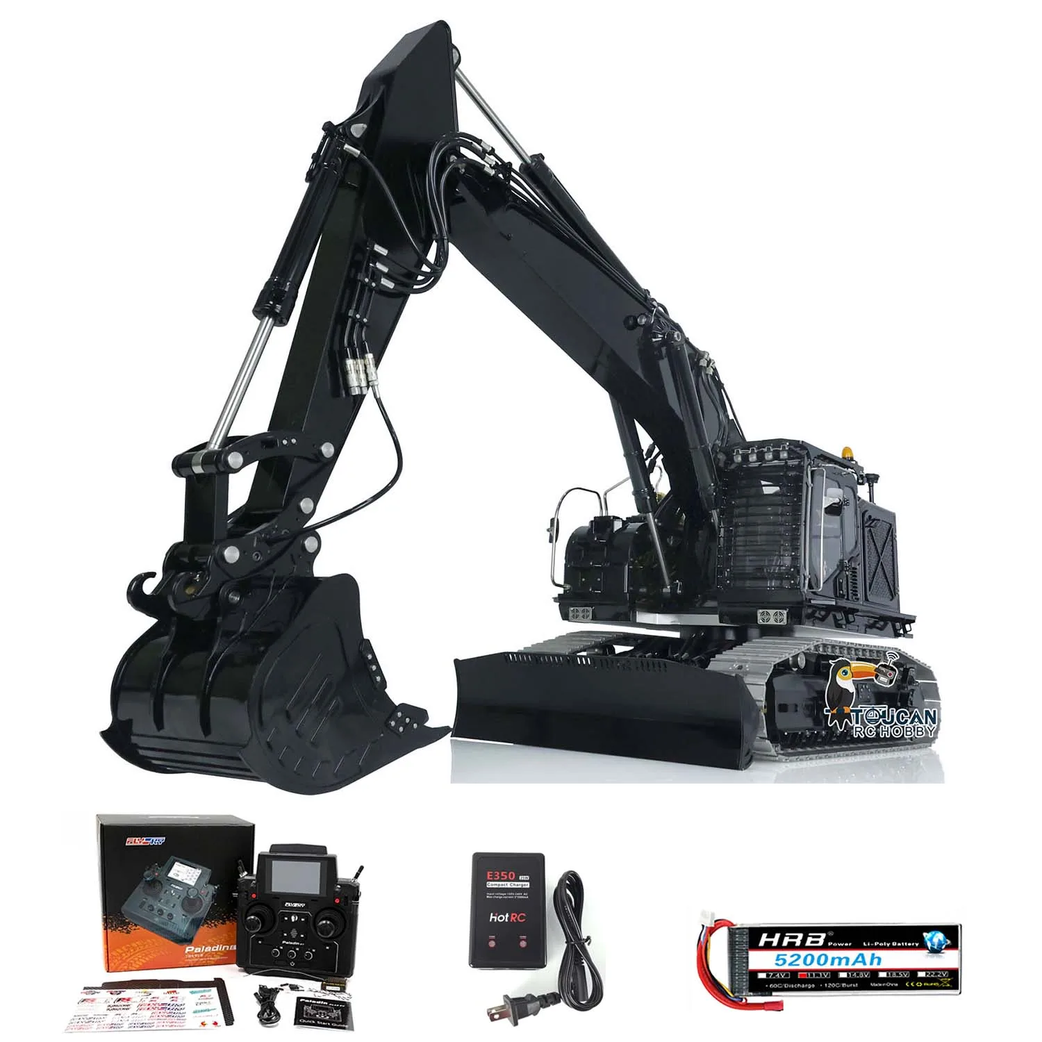 Toys 1/14 LESU Aoue Et35 Hydraulic RC Excavator Pl18EV Radio Control Truck RTR Toucanhobby Earth Digger Model for Gift Thzh1401