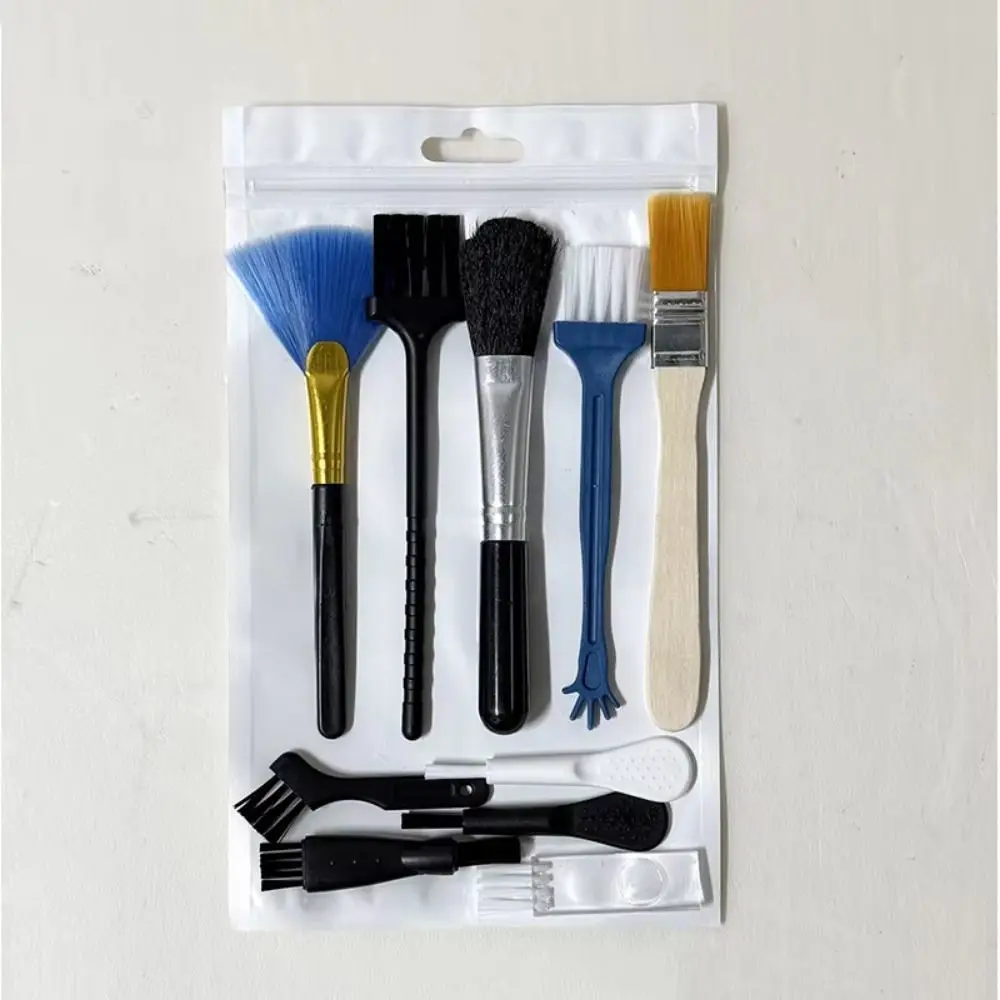 5/6/9/10Pcs Portable Keyboard Cleaning Brush Kit Professional Dust Removal Dust Cleaner Kit Handheld Reusable