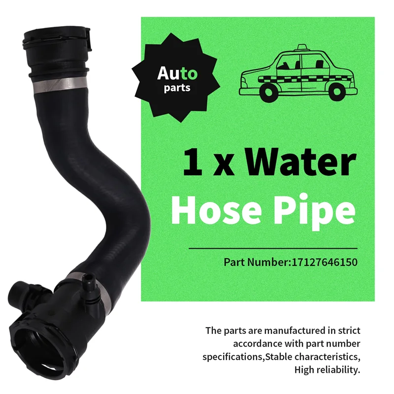 

Верхний шланг охлаждающей жидкости радиатора 17127646150 для BMW автомобиля X3 X4 F25 F26 2009-2018, соединительный бак для воды, запасная часть