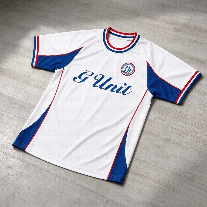Vintage Retro 50 Cent’s G-UNIT G6 2026 Jersey Shirt Trendy Casual Quick-drying Crew Neck Short Sleeve Sports Tee Family Matching