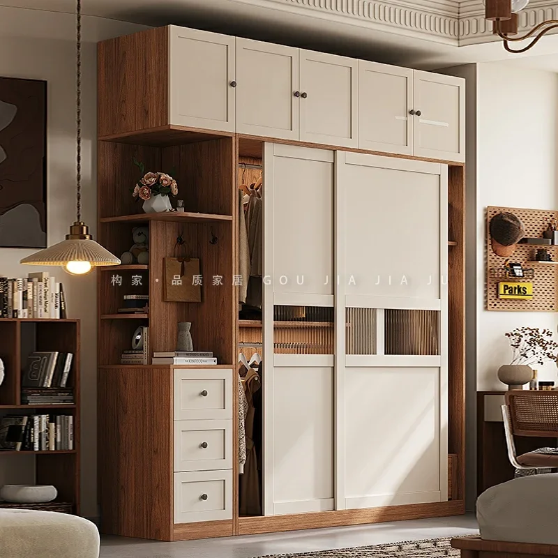 

bedroom organizer home wardrobes Storage Open clothes Cabinet/ Closet wardrobes sliding door wooden Locker house furniture
