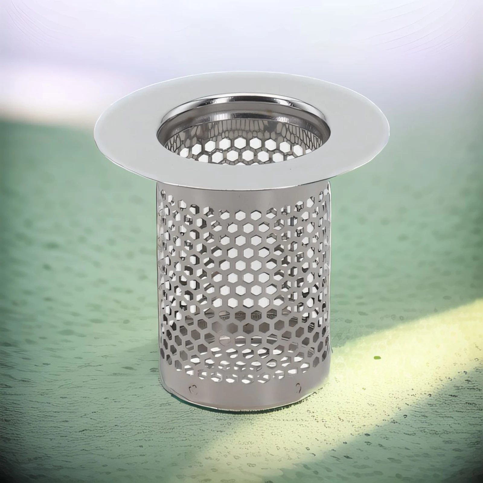 Reliable Anti clogging Filter for Washbasins and Floor Drains Stainless Steel Shower Drain Strainer with Easy Clean Design