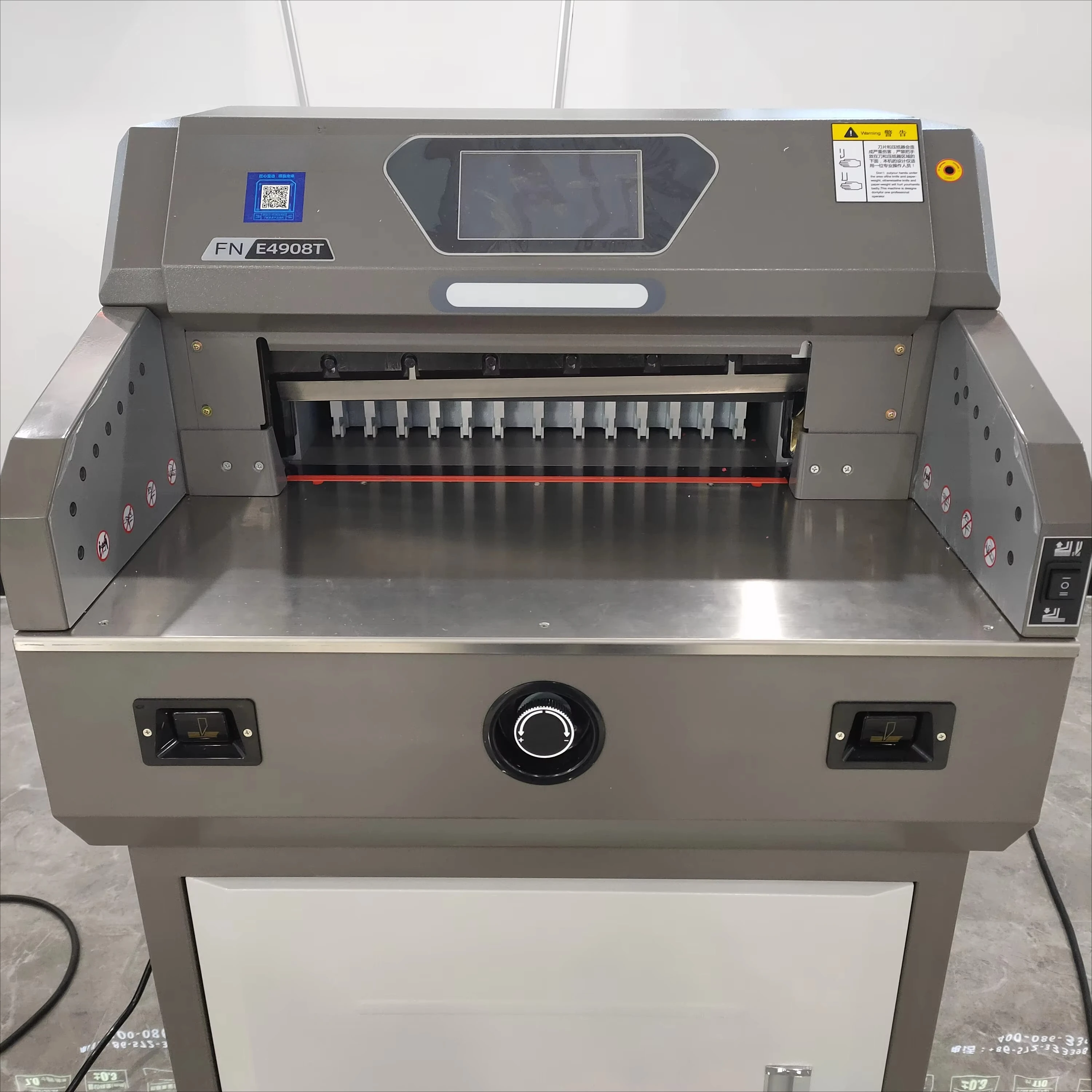 FRONT FN-E4908T 490mm Premium Electric Paper Cutter with Safety Warning Light Built-in Ball Screw Programmed Control Longer Life