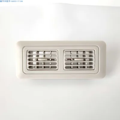 2pcs Caravan RV Marine Boat Yacht Air Conditioning 176mm Ventiltion Outlet Black White