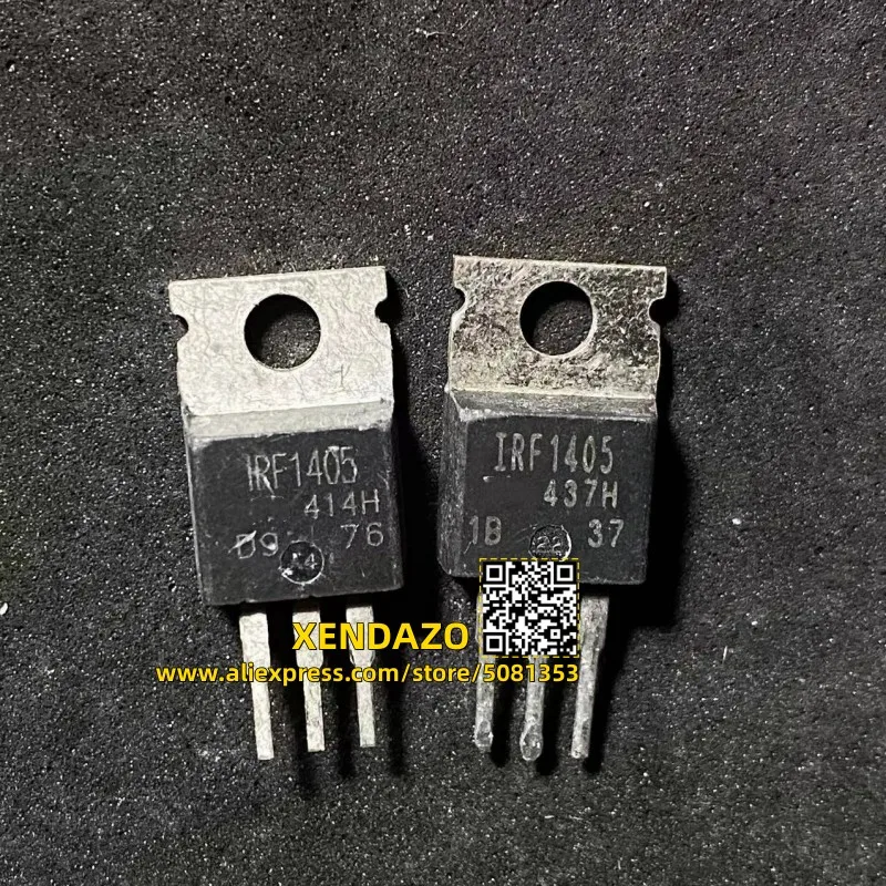 10PCS/LOT IRF1405 IRF1405PBF irf 1405 169A 55V TO-220 N-channel field effect transistor