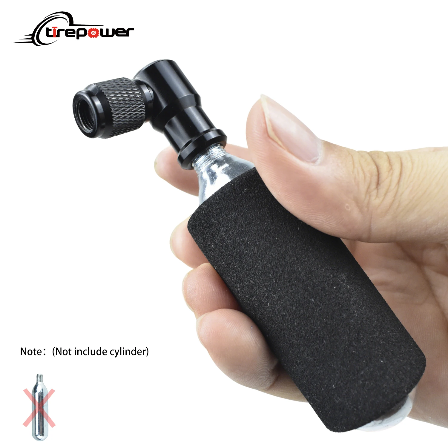 

Mini Hand CO2 Pump Aluminum alloy Tire Tube Air Pump For Bicycle Schrader Presta Adapter Bike Pump Inflator NO CO2 Cartridge