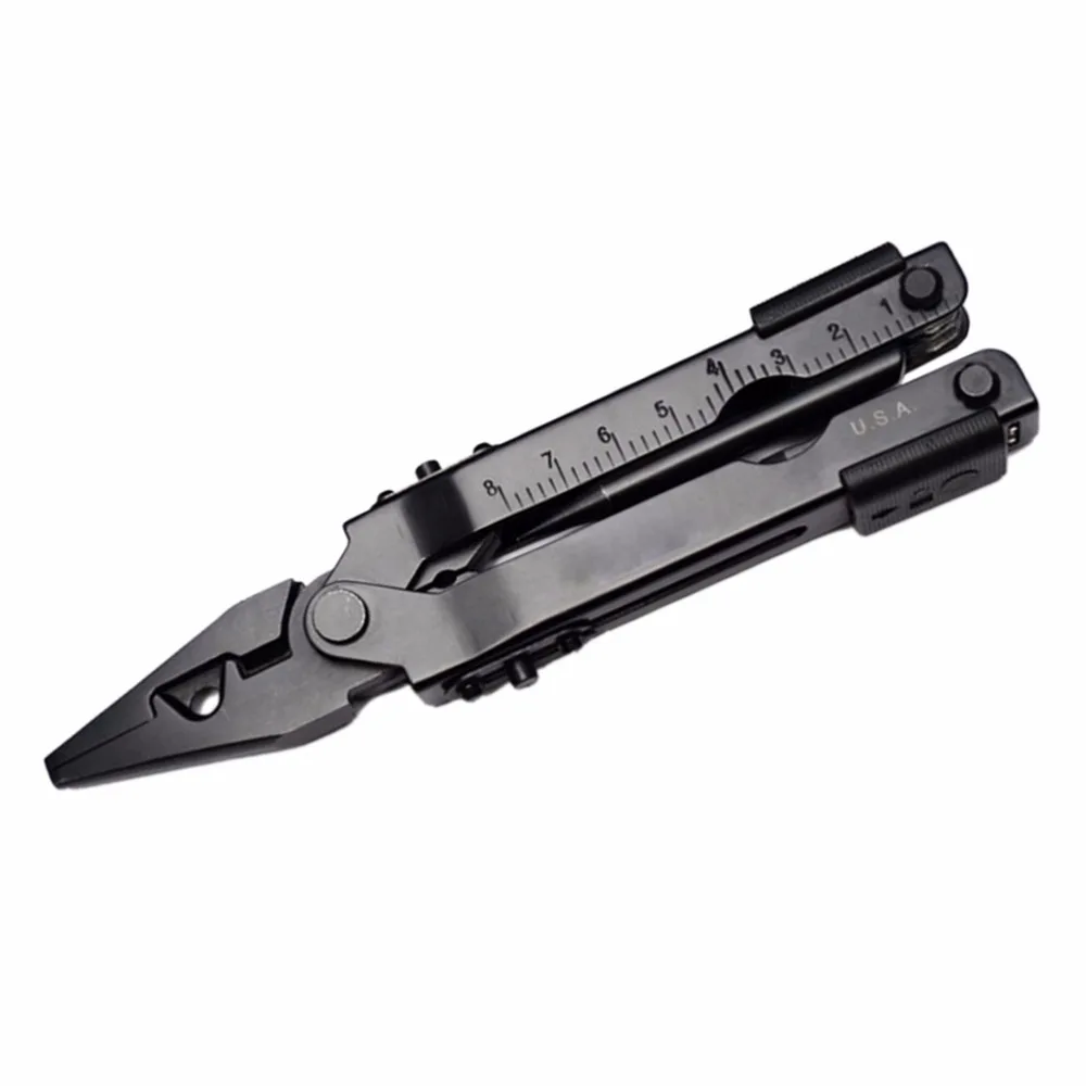 8 IN 1 Multi Tools Wire Stripper Folding Plier Outdoor Camping Multitool Portable Stainless Steel Folding Pocket Pliers