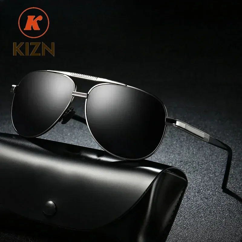 

Очки для коррекции близорукости KIZN 66-11-140 -75 -100, мужские оптические солнцезащитные очки с поляризацией, высококачественные, с возможностью индивидуальной настройки, в большой оправе