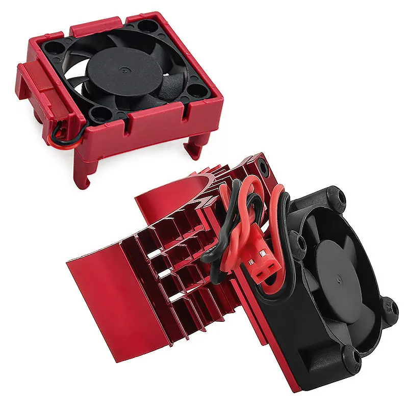 

Brushless Motor Heat Sink Dual Cooling Fan Heatsink for TRAXXAS VXL-3S Slash Ally Bandit Stampede 2wd 4wd