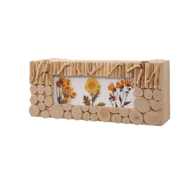 

Nordic Style dead branches Router Storage Box, Handmade DIY Wall Mounted TV Top Box Organizer Cable Management for Home Decor