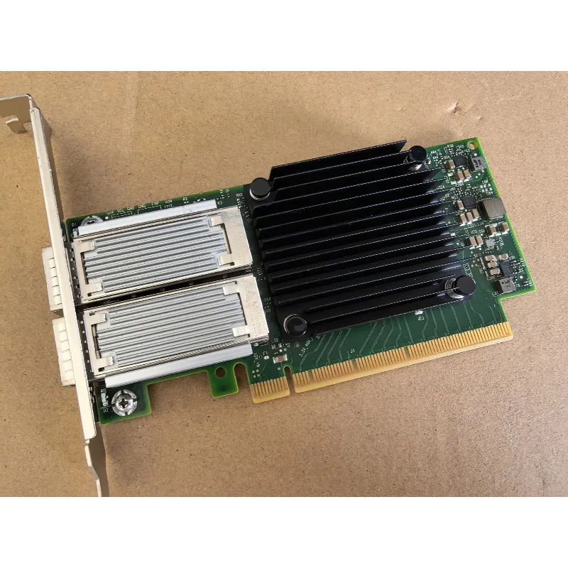 MCX556A-ECAT Dual Port 100G QSFP28 VPI Smart NIC EDR IB / 100GbE PCIe 3.0 x16 Low Latency