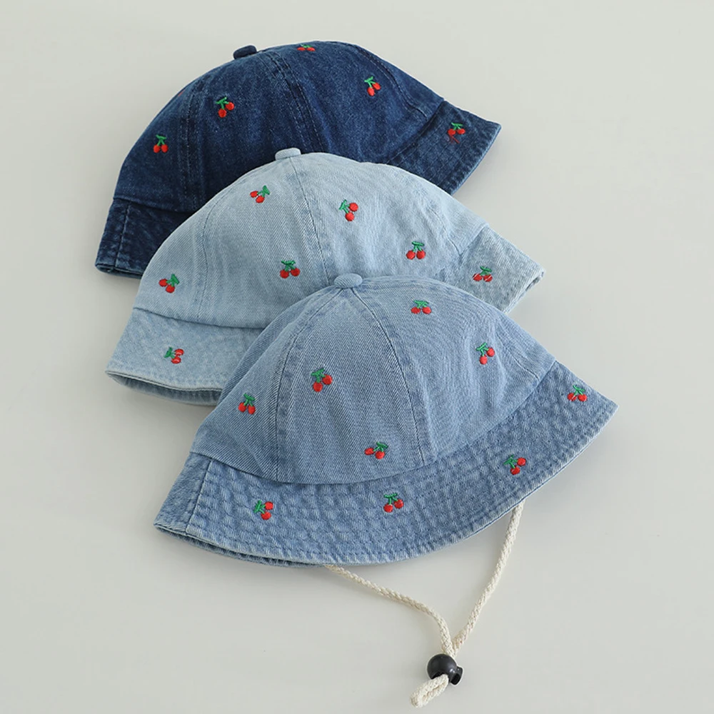 Topi Nelayan Jeans Bordir Cher - Bucket Hat Embroidered ulasan dan harga