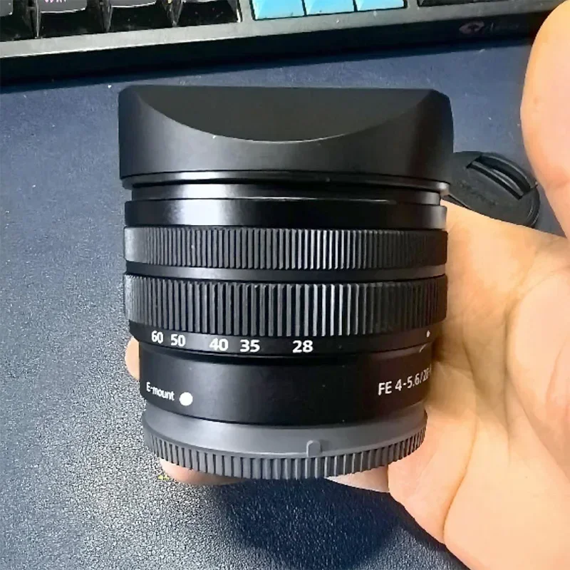 

Metal Square Lens Hood for Sony FE 28-60mm F/4-5.6 Lens (SEL2860) Comes with Metal Cap