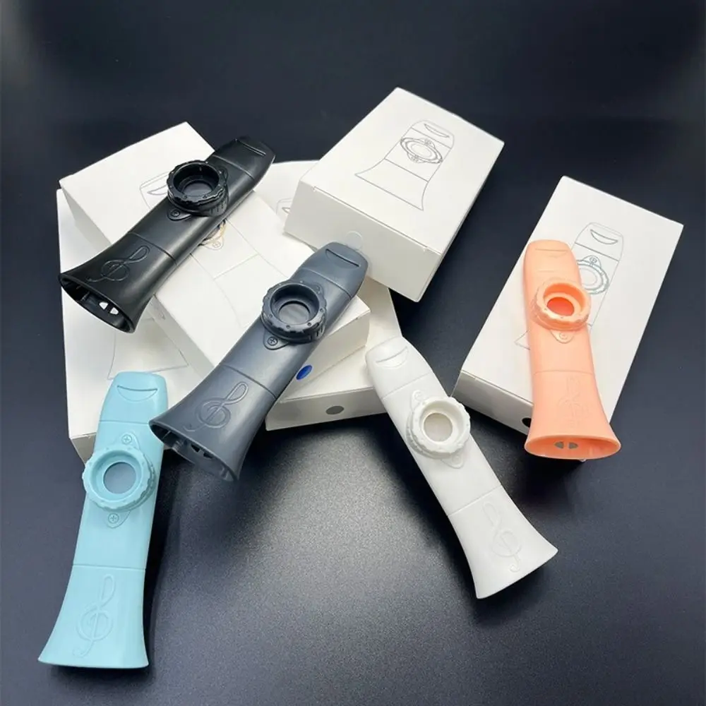 

Portable Easy To Learn Kazoo Flute with Lanyard British Musical Instruments Funny Joyful Musical Whistle Toy Gift
