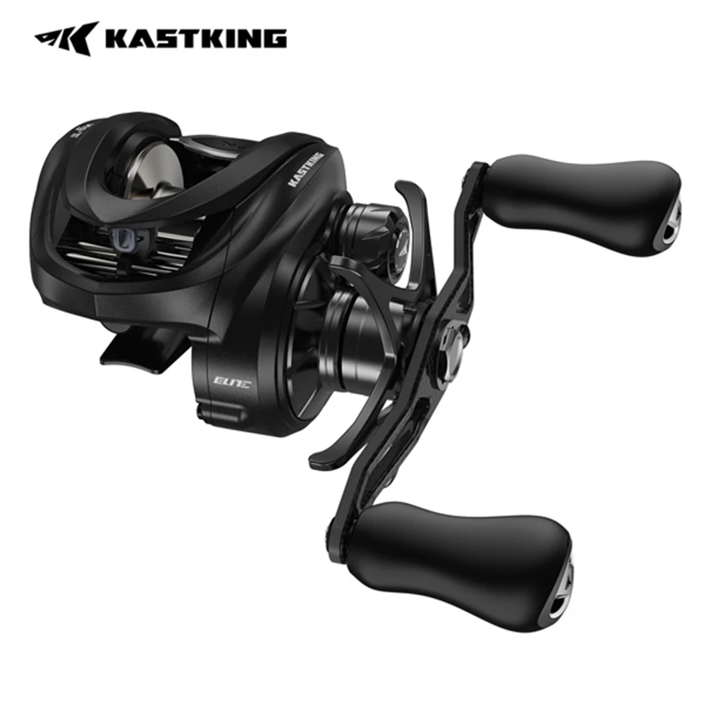 Carrete de Pesca KastKing Mg-Ti Elite, Carrete de Baitcasting con Bobina de Titanio Real, Ultraligero 142g, 2+9+1 Rodamientos de Bolas, 8KG de Arrastre Máximo, Carretes de Pesca de Carbono