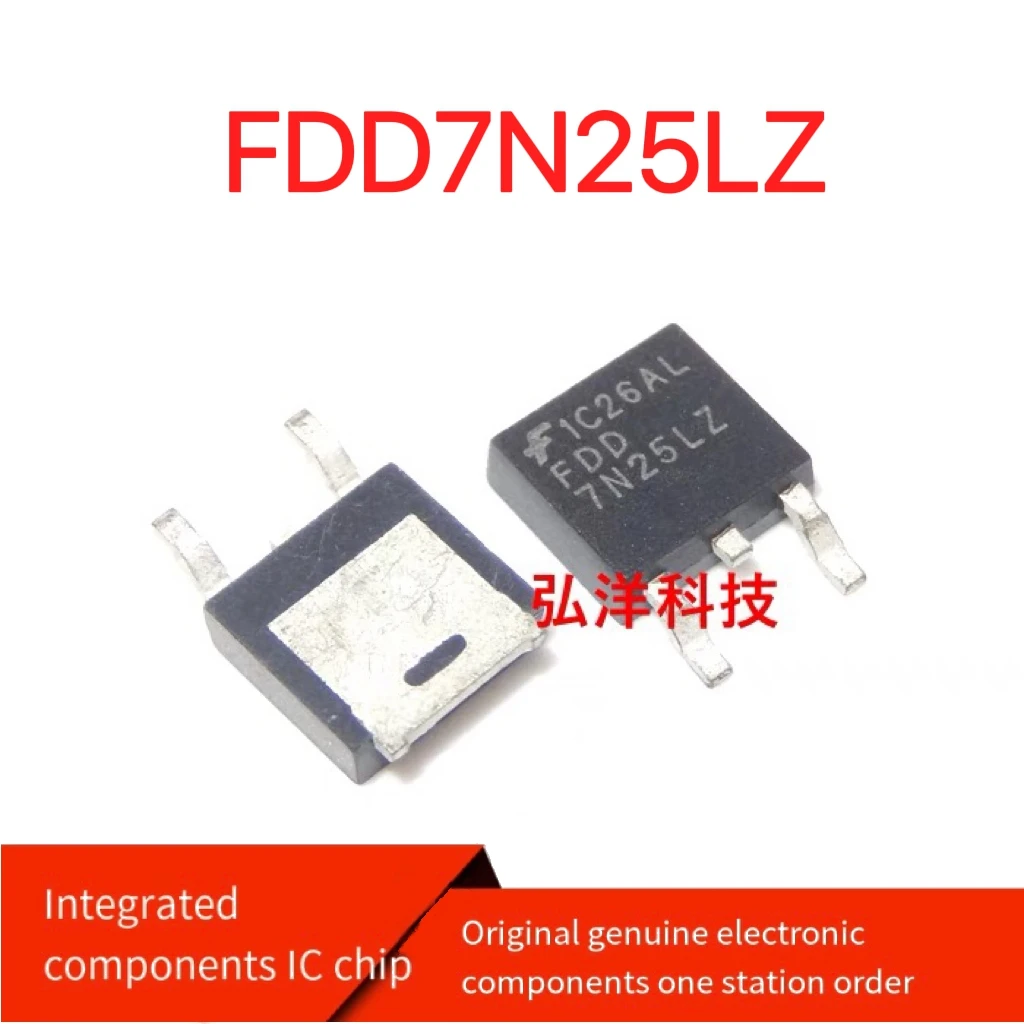 【5pcs】New Liquid Crystal MOS Field Effect Transistor FDD7N25LZ FDD7N25 TO-252