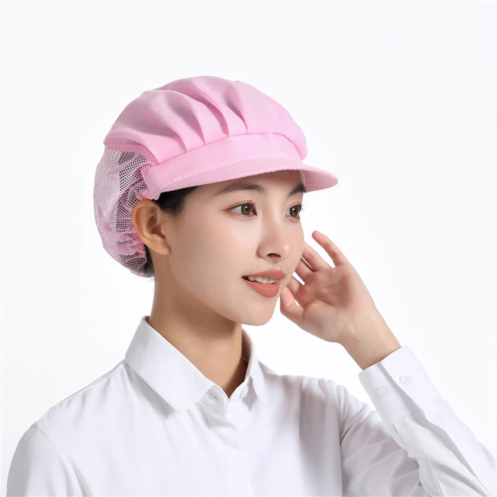 Topi koki bengkel uniseks cocok untuk dapur membuat kue keselamatan memasak tahan debu kebersihan beberapa jenis topi pakaian kerja