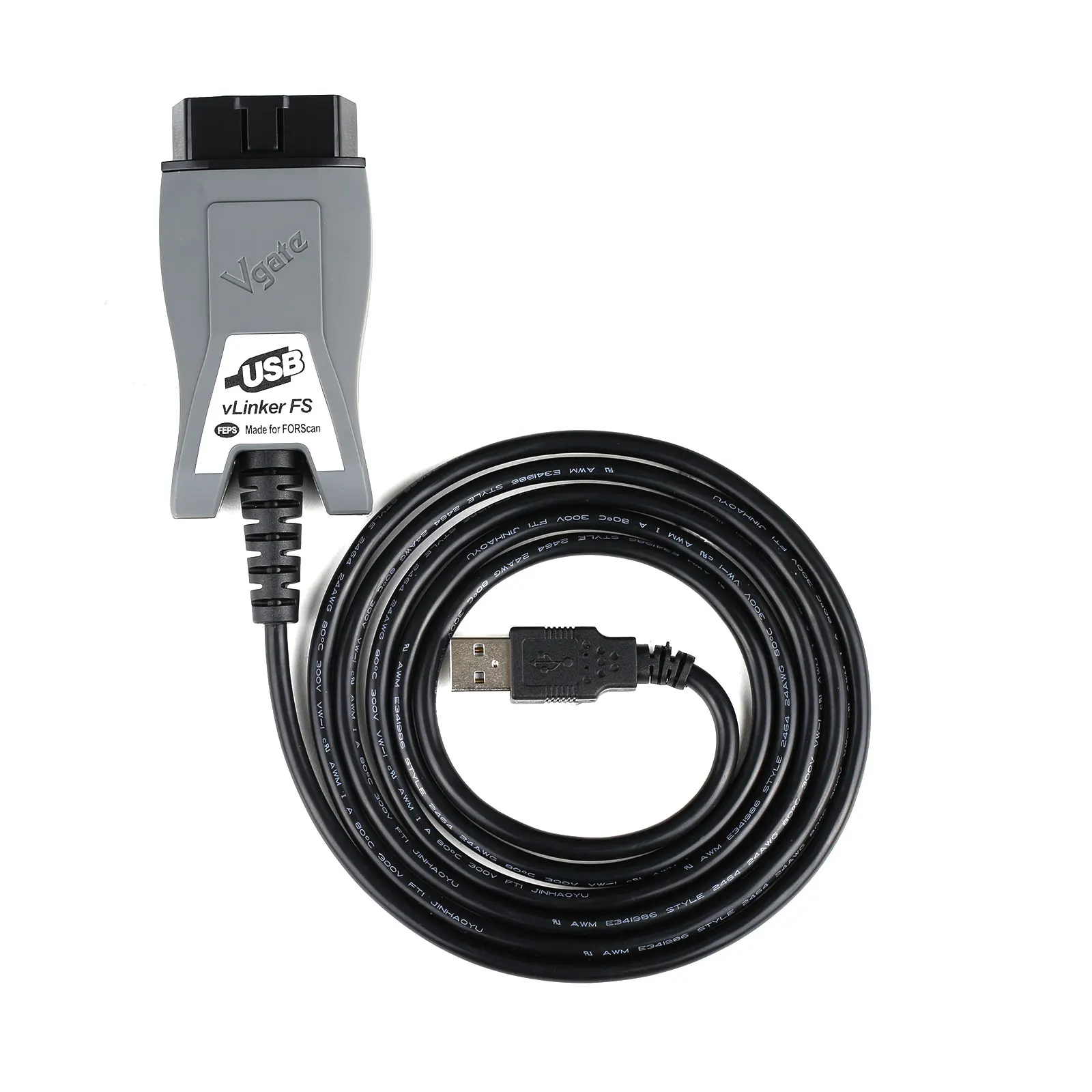 Vgate vLinker FS ELM327 USB Scan MS-CAN/HS-CAN أدوات التشخيص الماسحات الضوئية للسيارات لفورد/مازدا HS/MS-CAN ELM327 #3