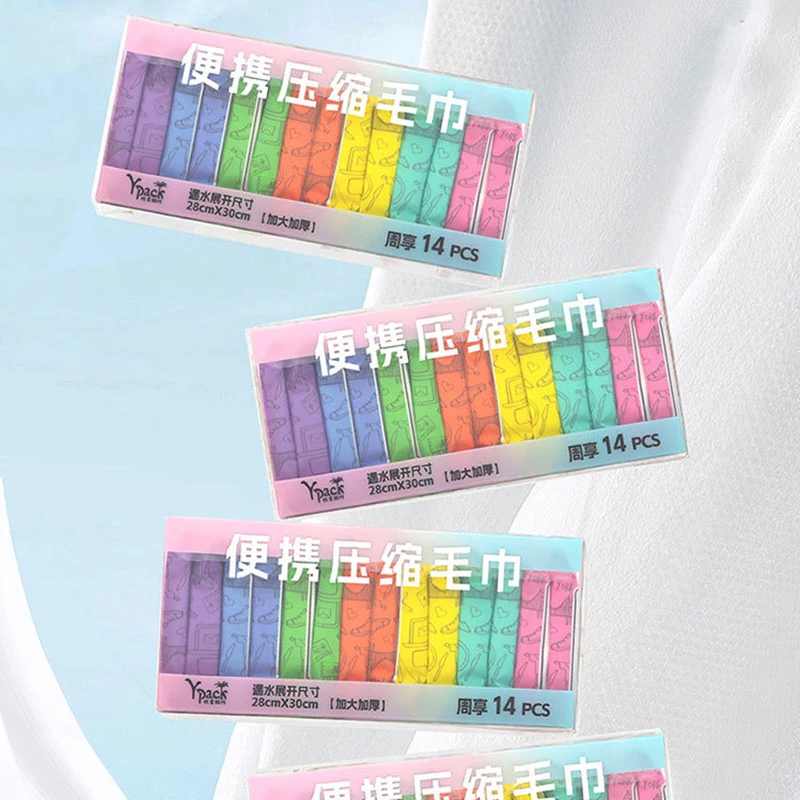 20 Pc Portable Disposable Compressed Towels Soft Small Face Towels Travel Absorbent Compressed Towels Travel Essentials image 6