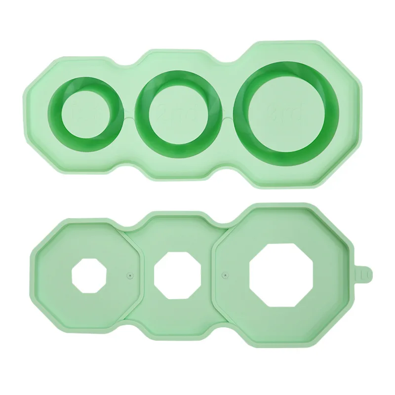 silicone food grade ice-tray with cap mold for 20/30/40oz stanley tumbler cup bottle ice cream tools kitchen bar dining gadget