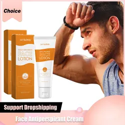 Face Antiperspirant Lotion Oil Control Long-Lasting Odor Cleaning Skin Drying Refreshing Cleansing Nourish Sweat Removal Cream