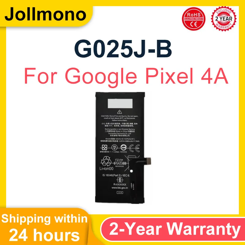 GTB1F G27FU GMSB3 batería Original para HTC Google Pixel 4A 5 6 5A 6A Pro Pixel5 Pixel6 5G G63QN GLU7G G025J-B G025E-B batería