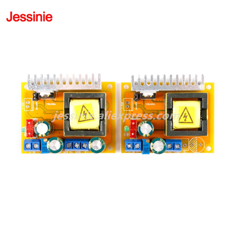 8-32V to 45-390V DC-DC High Voltage Boost Converter Step Up Power Supply Module ZVS Capacitor Charging Board