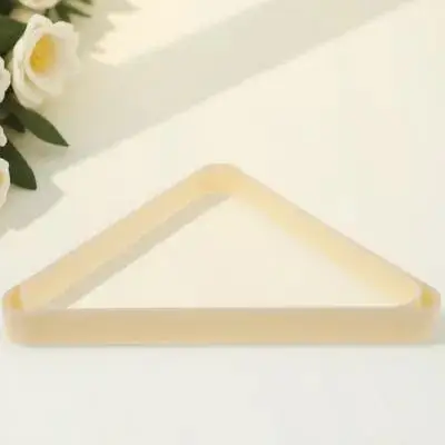 

Thick ABS American Billiard Triangle Rack Pool Table Ball Holder Frame Compatible with British and American Billiards