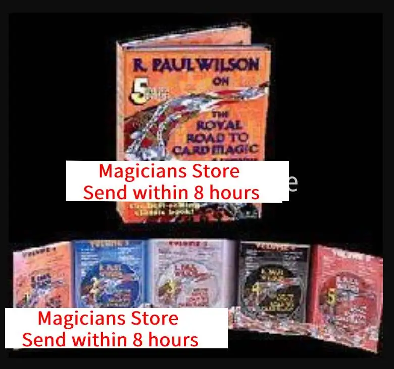 Royal road to card magic paul wilson vol.1-5, truques de magia