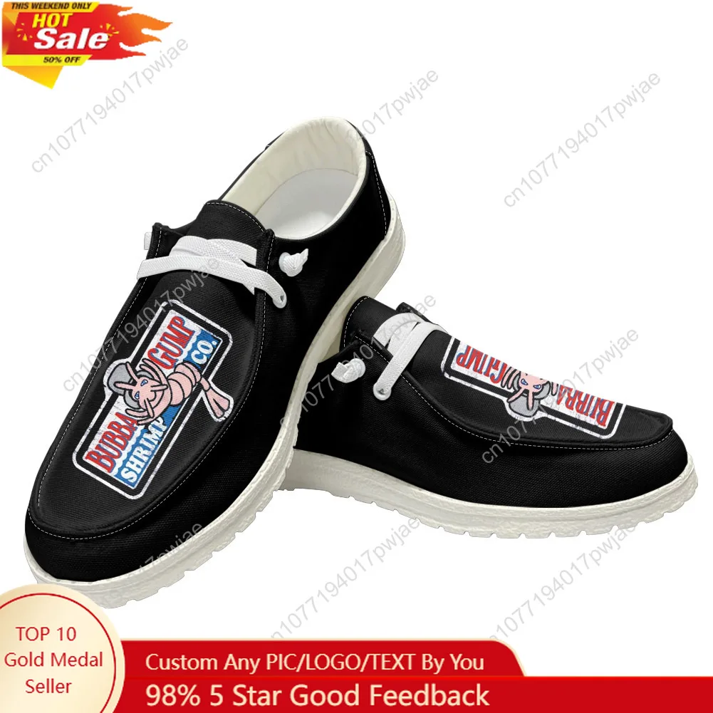 

Retro1994 Bubba Gump Shrimp Casual Shoes Forrest Gump Mens Womans Flat Shoe Breathable Outdoor Lightweight Flat Casual Shoes
