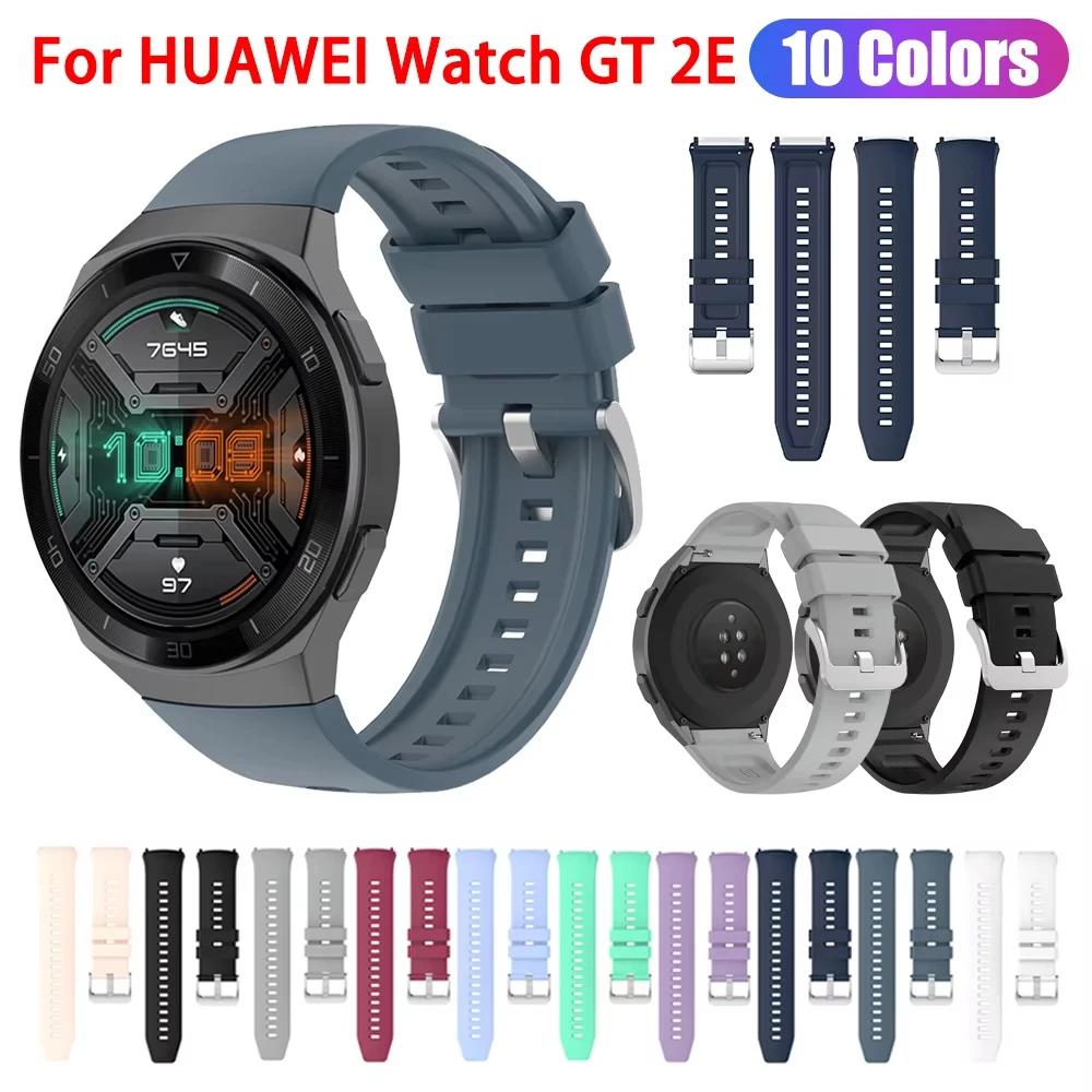 For HUAWEI Watch GT 2E original Strap 22MM Silicone Watch Band Smartband for huawei gt 2e gt2e GT2e Bracelet Replacement correa