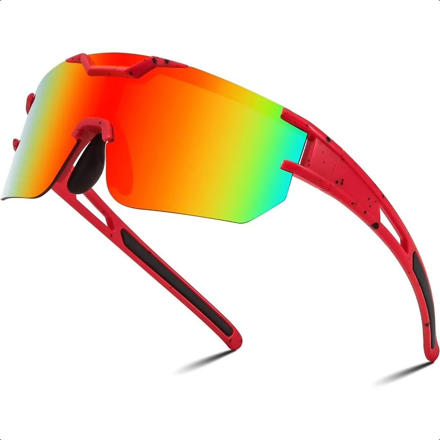 

FEISEDY Sunglasses Youth Baseball Sun Glasses UV400 Sports Cycling Softball Sunglasses for Adult Boys Girls B0227