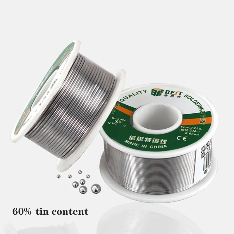 BEST 0.3-0.6 0.8 1.0 1.2mm Low Melting Point Rosin Solder Content For Computer Electronic Instrument Welding Wire With High Tin