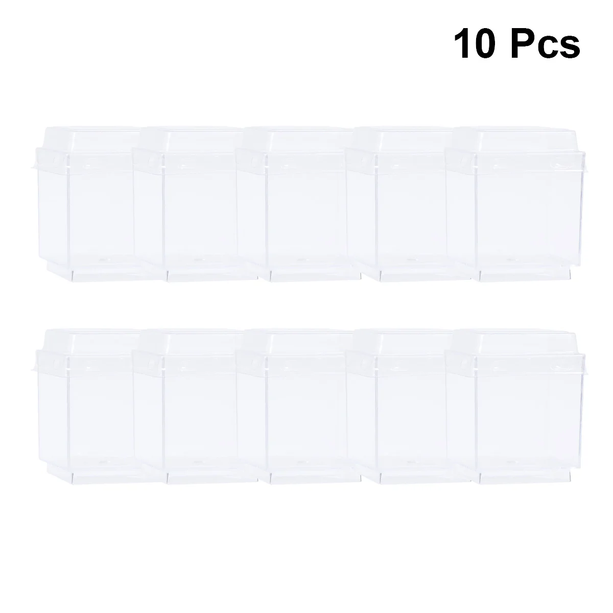 

10Pcs Transparent Dessert Cups Plastic Mousse Containers for Jelly Yogurt Cake Snack Mousse Cups Jelly Cup