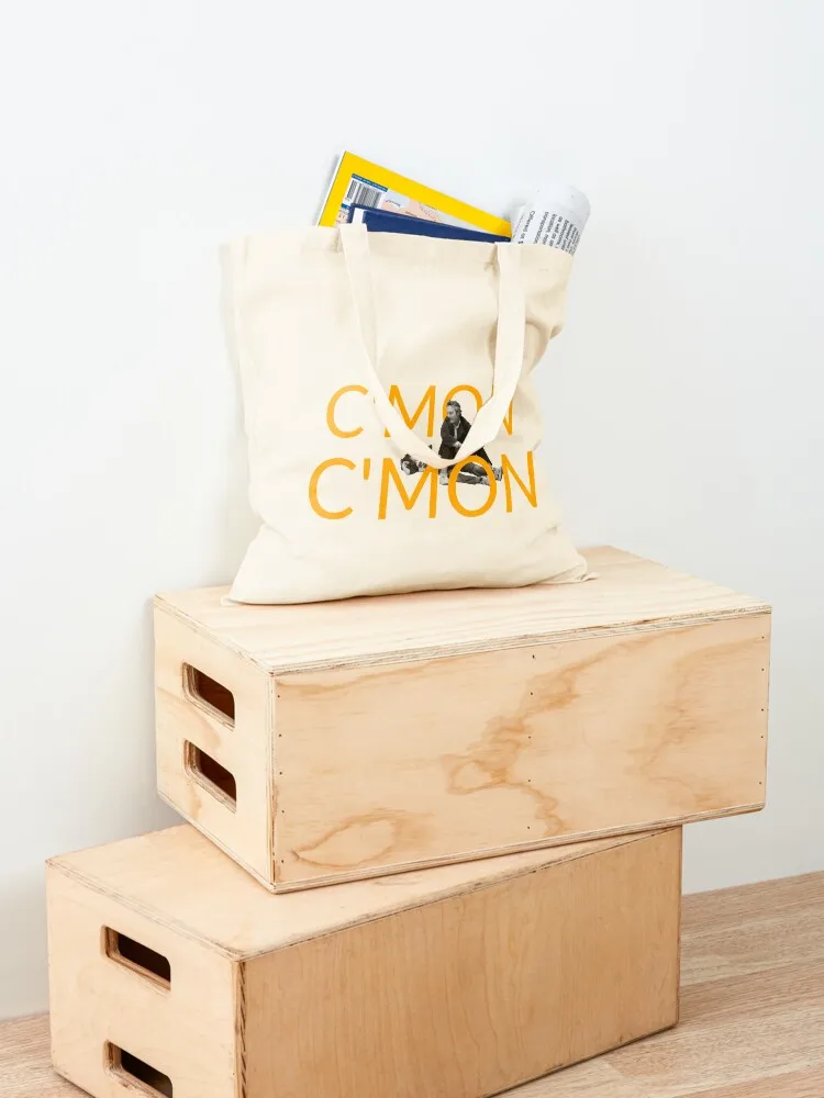 Cmon cmon design print Tote Bag Big bag Custom bag shopping cart bags female