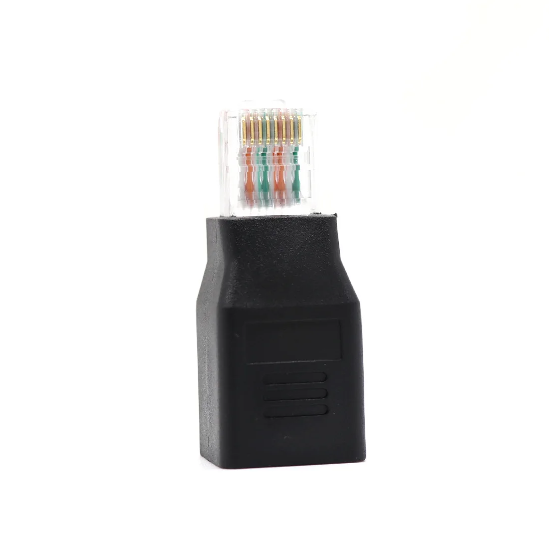 Crossover Cable Adapter Convertor Hot sale RJ45 Male to Female Connected