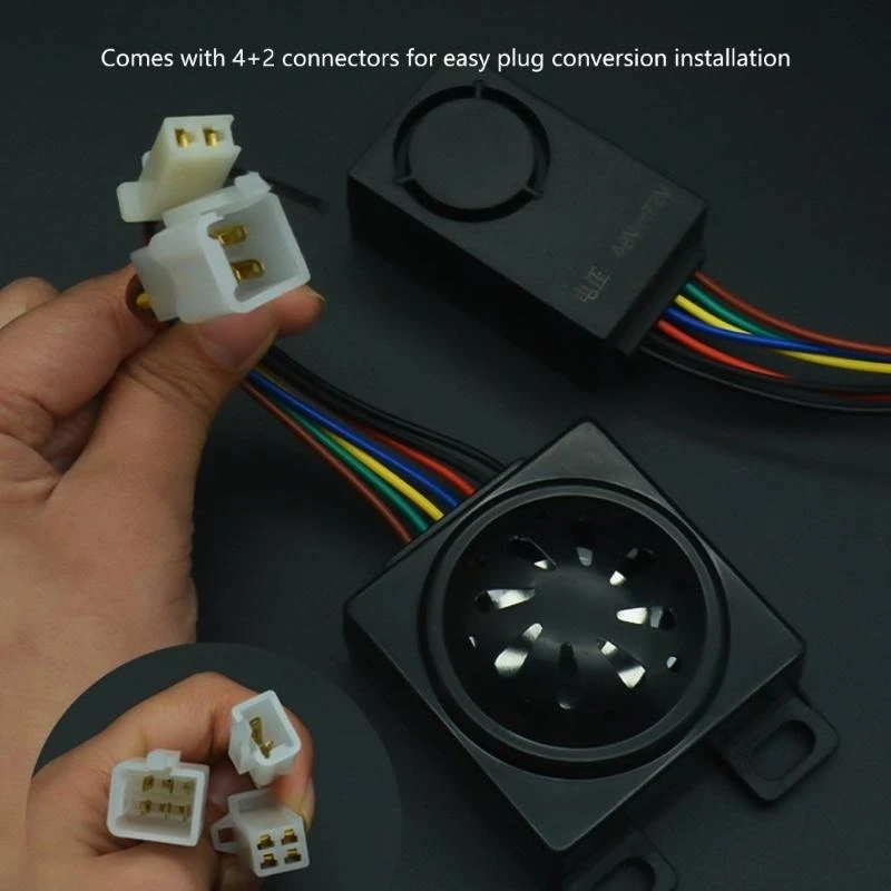 Anti-Theft Alarm System Electric Bike/Tricycle Alarm Security Alarm Electric Bike Scooter Alarm 48-72V Remote Control