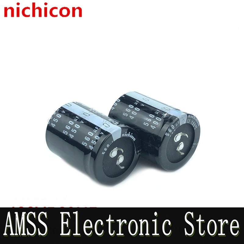 AMSS （1pcs）560uf400v Capacitor 450V560UF nichicon 30X50/60 35X/4045/50/60mm