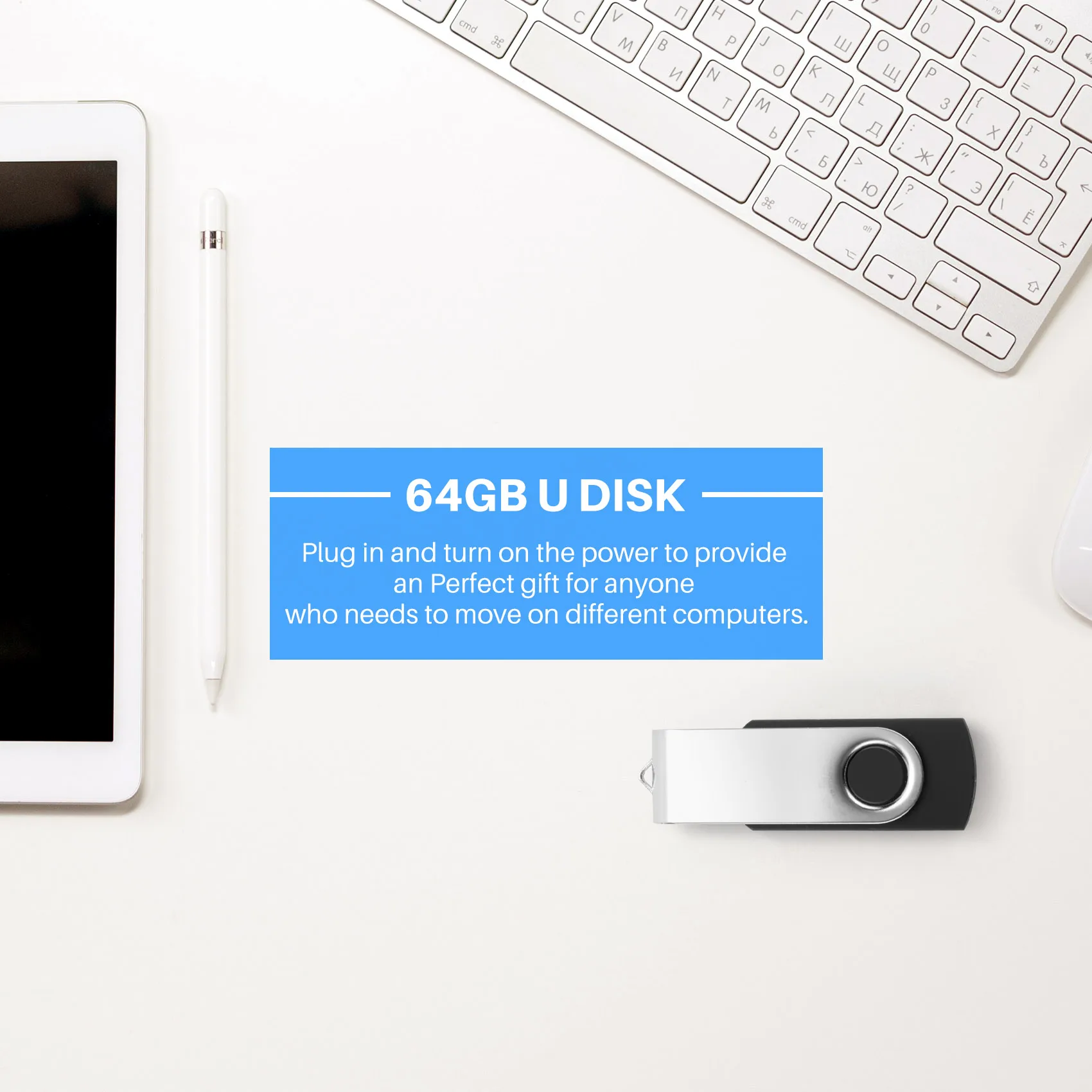 ABQR 128MB USB 2.0 Flash Drive Memory Stick Data Thumb Storage U Disk Device Color:Black