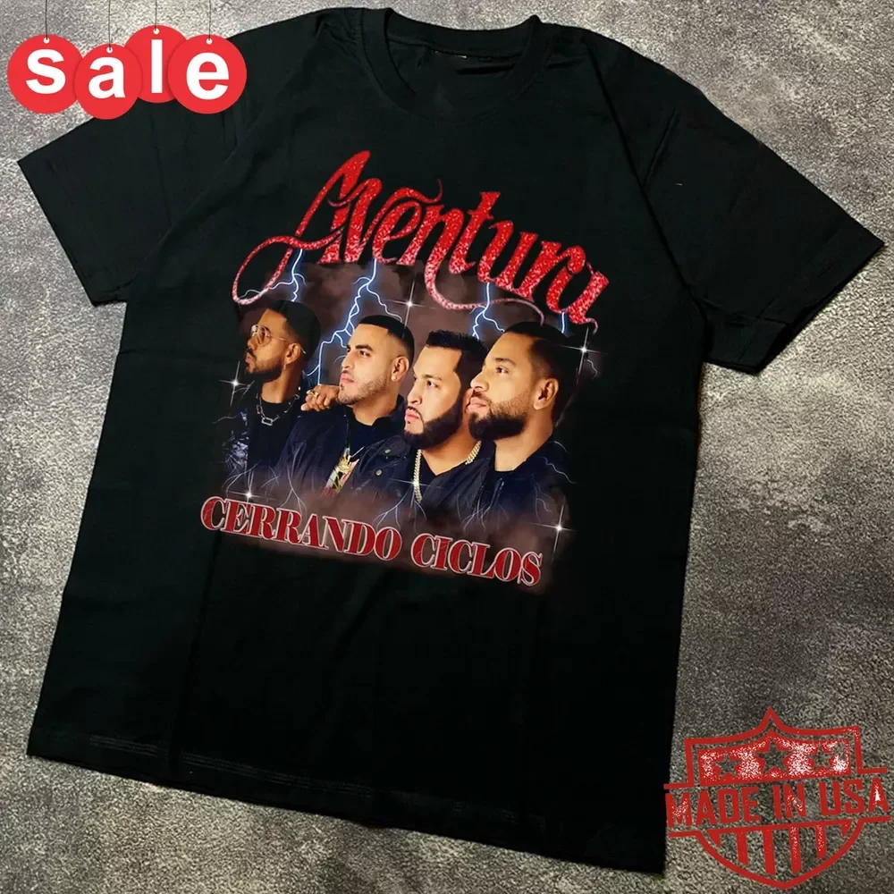 

New Aventura 2024 Tour Gift For Fans Unisex S-5XL Shirt 1LU615