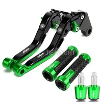 Para Kawasaki NINJA Ninja 250/300/400 2008-2022 palancas de embrague de freno extensibles plegables ajustables para motocicleta extremos de manillar