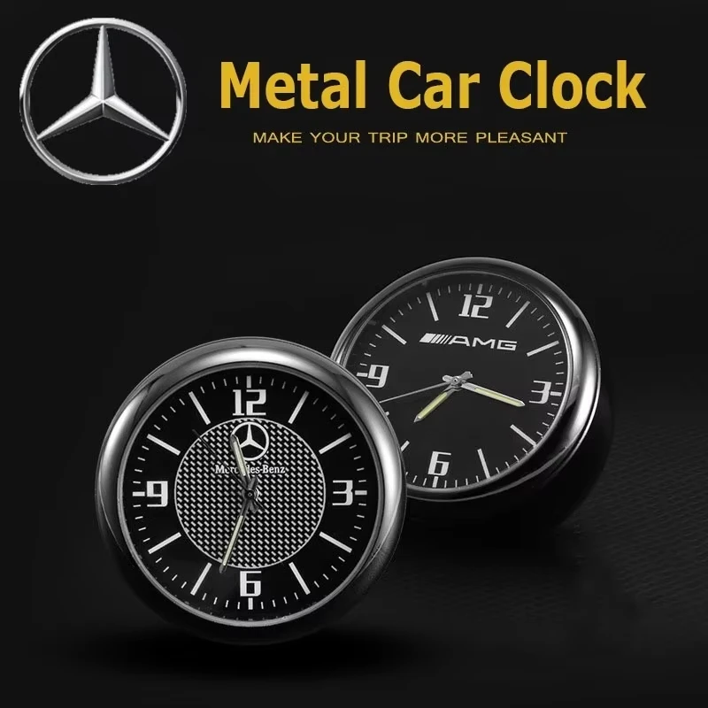 Digital Car Clock For Mercedes Benz AMG GLE GLC GLS GLK GLA CLS CLA W211 W212 W210 W203 W204 W205 W176 E260 E200 A B C E-Class