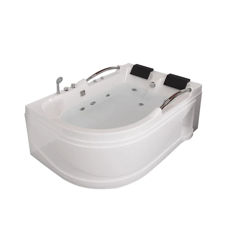 

1.8 meters special-shaped jacuzzi, acrylic household double independent small apartment constant temperature smart