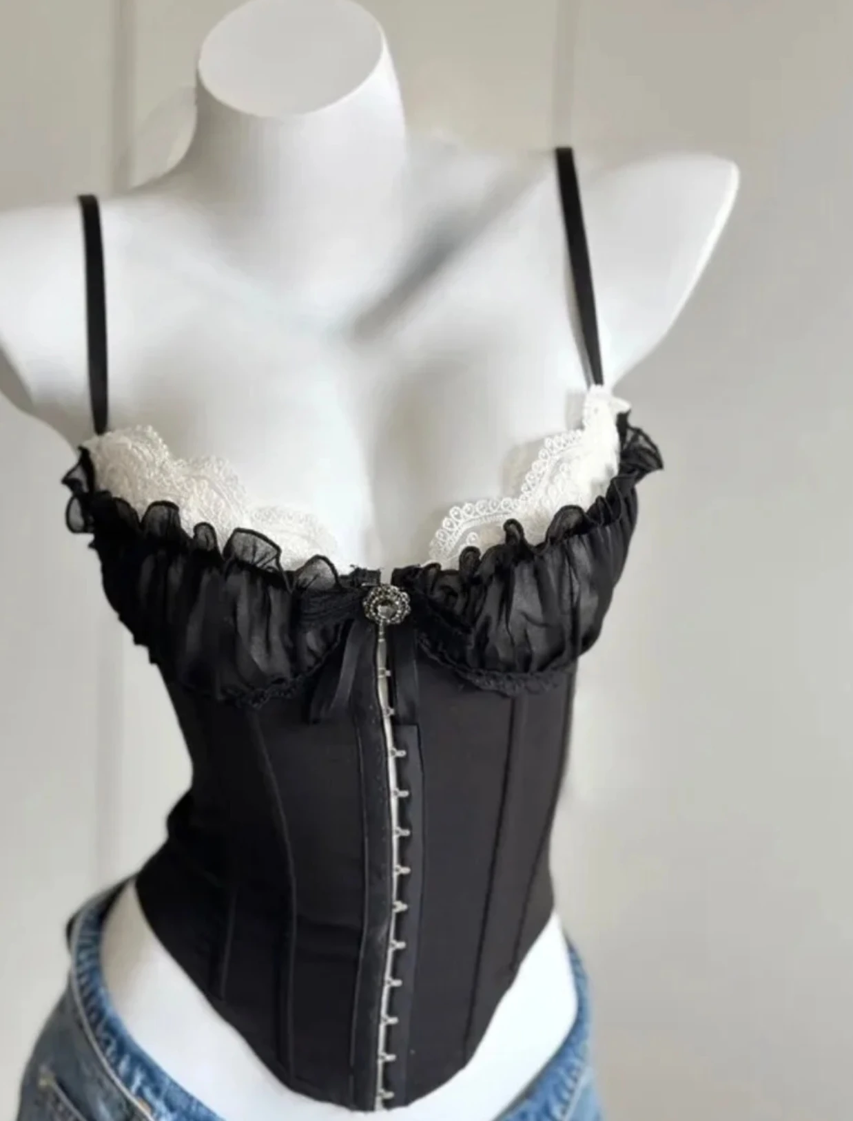 

Жилет на бретельках Bla Swan, сексуальный облегающий атласный волокнистый дизайн, цветная блузка, женский топ с кружевной отделкой, длина для поездок на работу