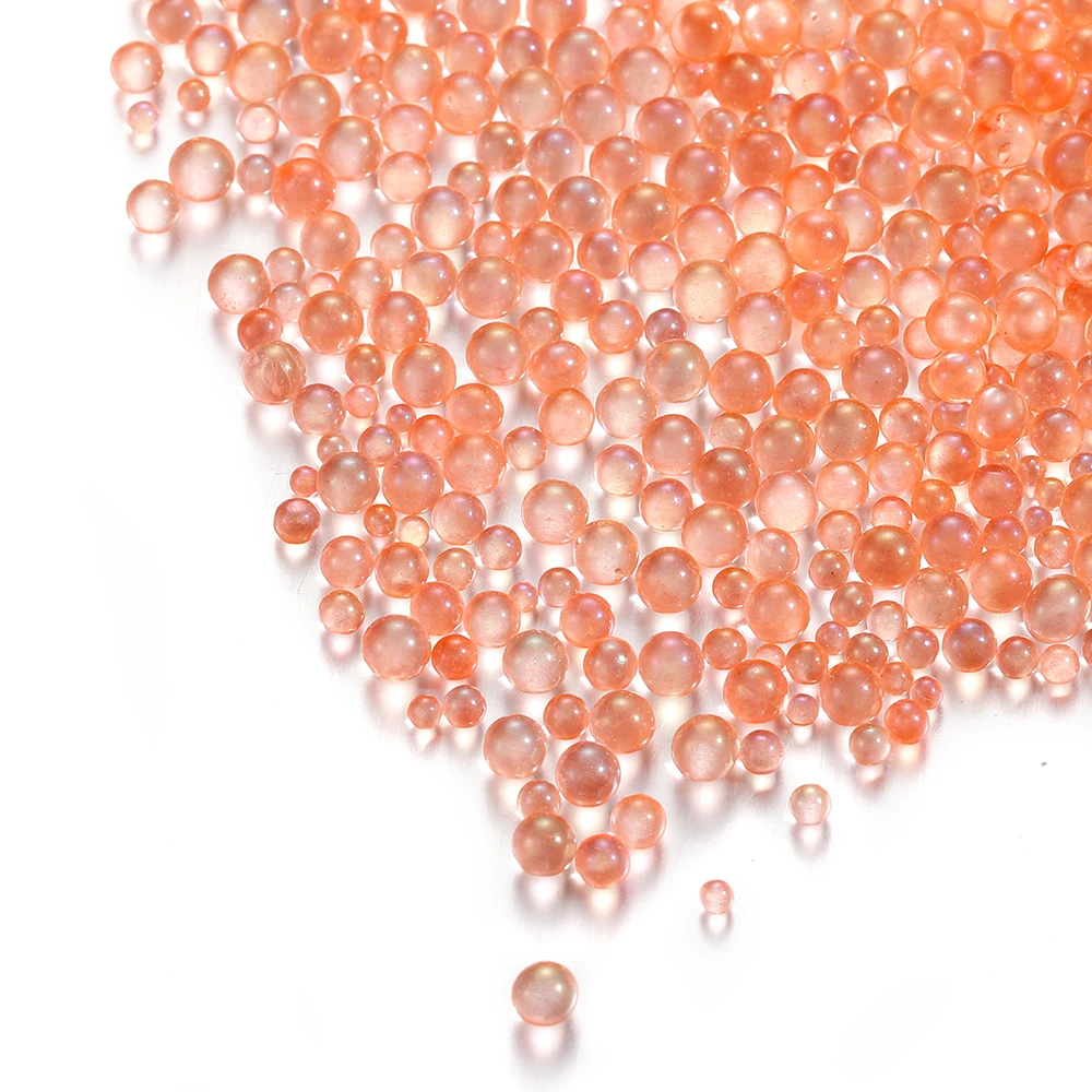 100g/Lot Colorful Mix Water Bubble Bead Kawaii UV Resin Filling Water Drop No Hole Beads For DIY Epoxy Crafts Art Supplies