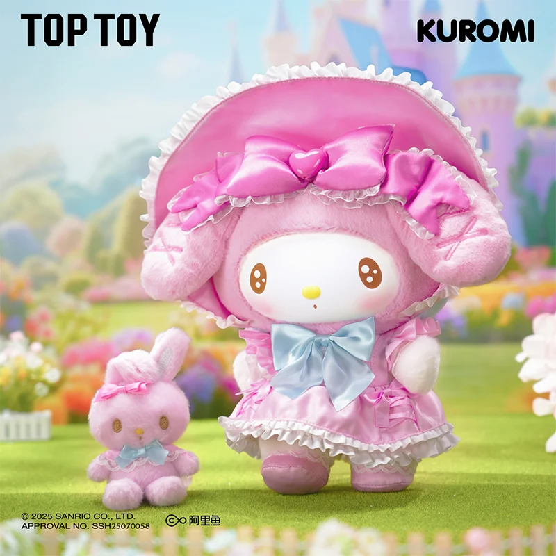 

TOPTOY Sanrio Official Sweet Fairy Tale Series Kuromi My Melody Vinyl Plush Figurine Adorable Desk Decor Birthday Gift for Girls