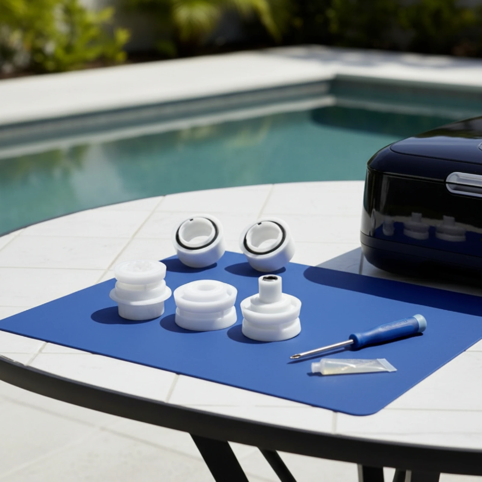 Pool Cleaner Bearing Assembly Replacement Suction-Side Pool Cleaner Wheel Bearing Hardware Smooth Operation Easy Installation