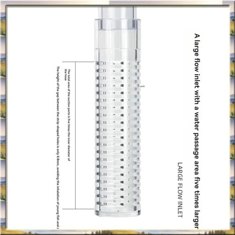AA46 HOT-Plastic Inflow Outflow Inlet Plant Tank Pipe Fish Water Filter Fishbowl Terrarium 12Mm
