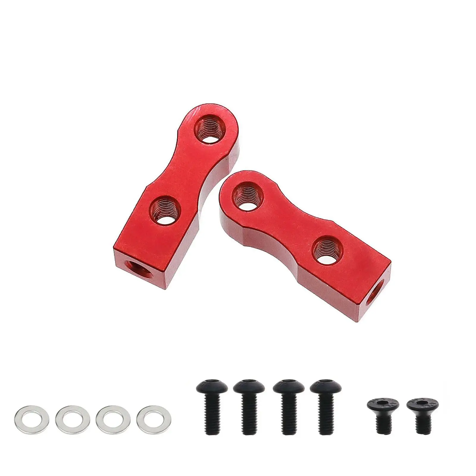 

2 Pieces Servo Mount Brackets Replacement Accessories Metal Spare Parts for