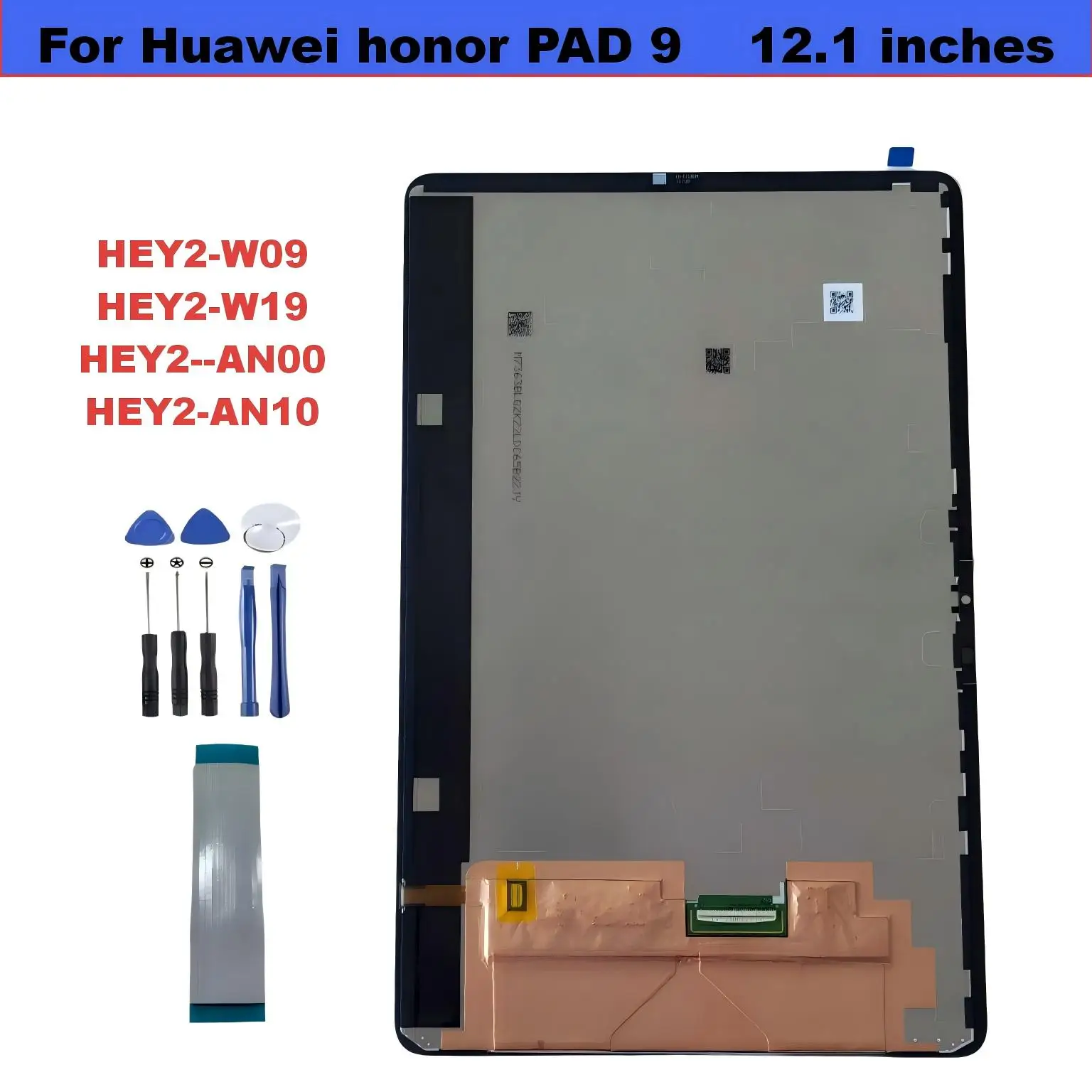 

Дисплейный модуль (LCD) с тачскрином и стеклом для Huawei Honor Pad 9 HEY2-W09 HEY2-W19 HEY2-AN00 HEY2-AN10 для ремонта